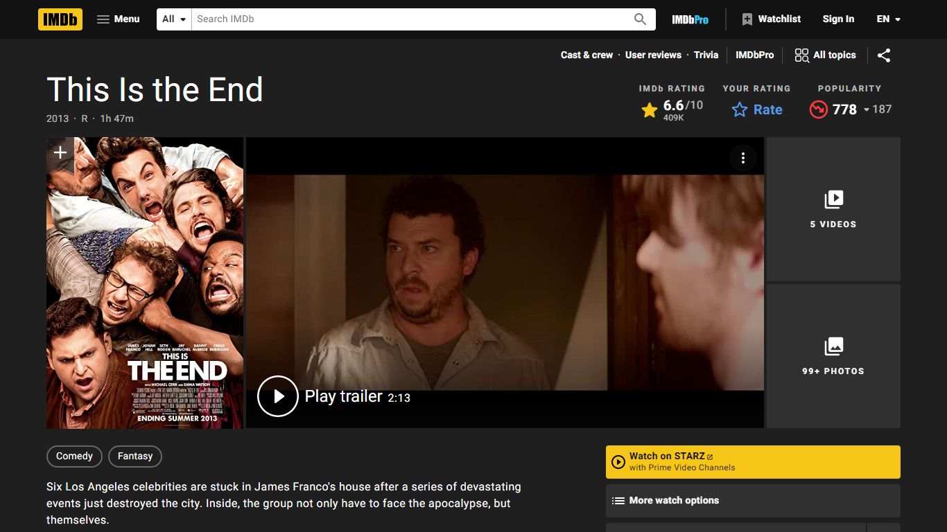 This Is the End (2013) - IMDb
